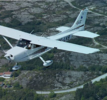 Sightseeing med flygplan över Göteborg