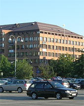 Hedens parkeringsplats i Göteborg