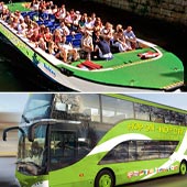 Paddan Hopon hopoff och buss - kombi