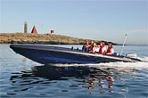 Actionfylld sp�nning med RIB-b�t till Vinga!