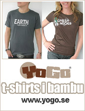 YoGo.se - Milj&ouml;v&auml;nliga t-shirts med tryck. Nu &auml;ven i det nya milj&ouml;v&auml;nliga materialet BAMBU!