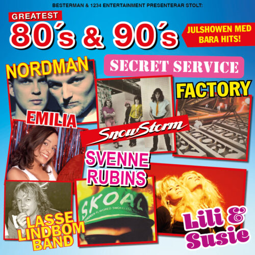 Boka Greatest 80s & 90s - Julshowen med bara hits hotellpaket i Göteborg
