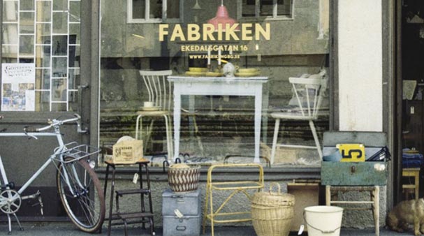 Fabriken Vintage i Majorna i Göteborg
