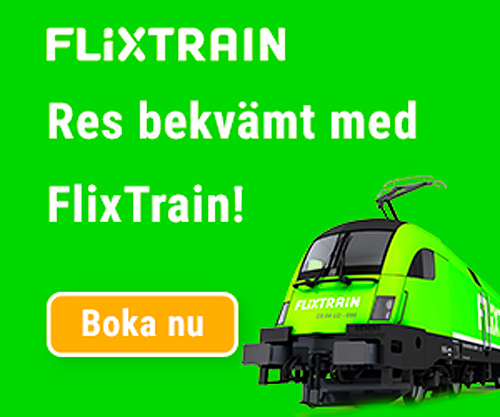 Res med FlixTrain till Göteborg