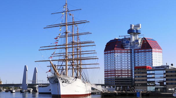 Tha ship Barken Viking in Gothenburg