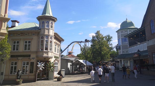 Liseberg the amusementpark in Gothenburg