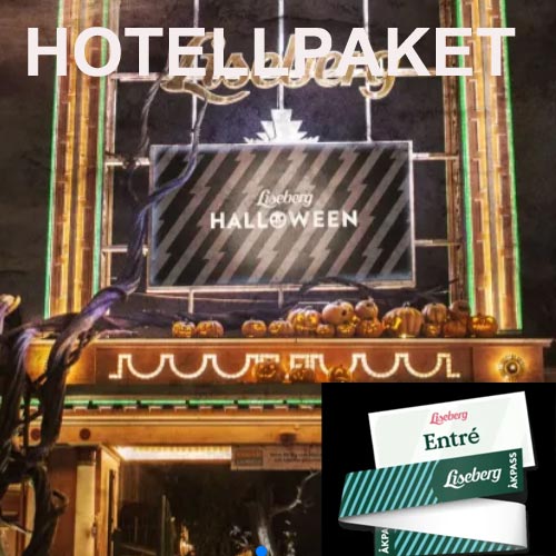 Boka Halloween på Liseberg hotellpaket i Göteborg 2025