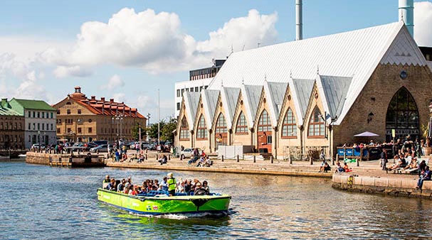 Hop-on/Hop-off with boat in Gothenburg