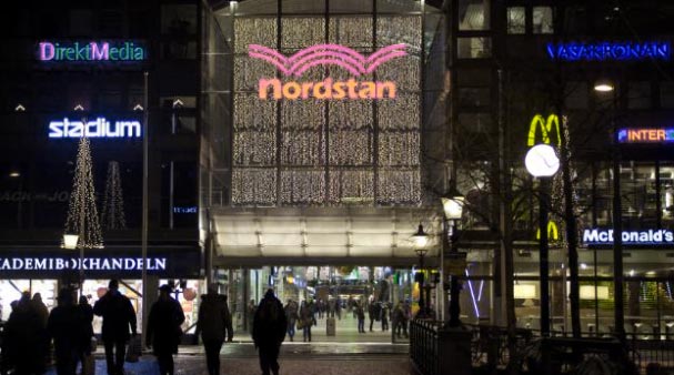 Nordstan Shopping Center in Gothenburg