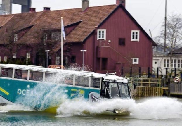 Åk amfibiebuss i Göteborg