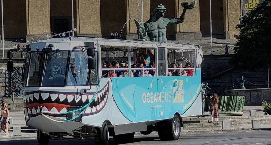 Amphibious bus Gothenburg