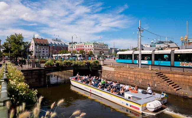 Rundtur med Paddanbåtarna i Göteborg