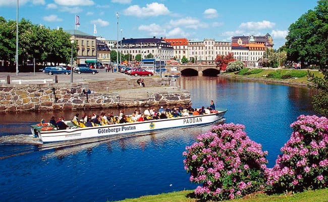 Sightseeing mit dem Paddan-Boot in Göteborg