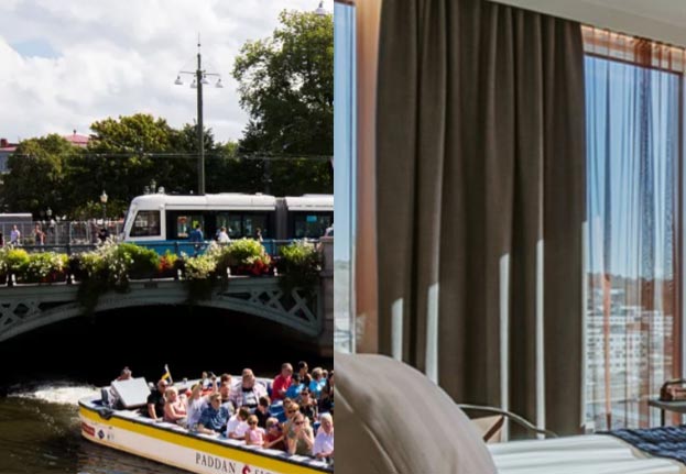 Boka en Paddan rundtur i Göteborg med hotellövernattning