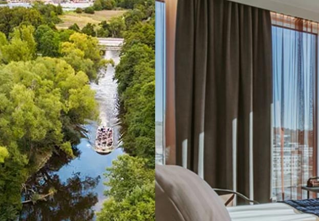 Boka Padda på Säveån i Göteborg med hotellövernattning