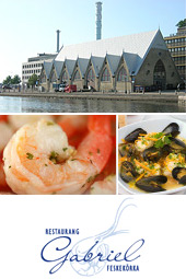 Restaurang Gabriel i Fiskekyrkan i Göteborg.