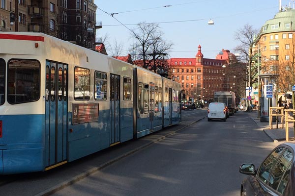 Ta sig runt med spårvagn i Göteborg