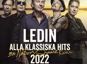 Tomas Ledin klassiska hits på Trädgårdsföreningen sommare 2022