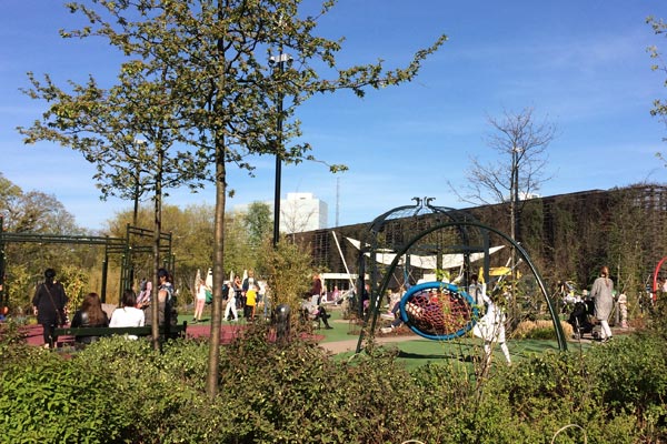 Trädgårdsföreningen the green park in Gothenburg